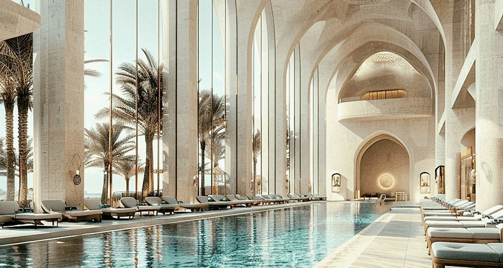 Ресторанная и wellness-зона комплекса
